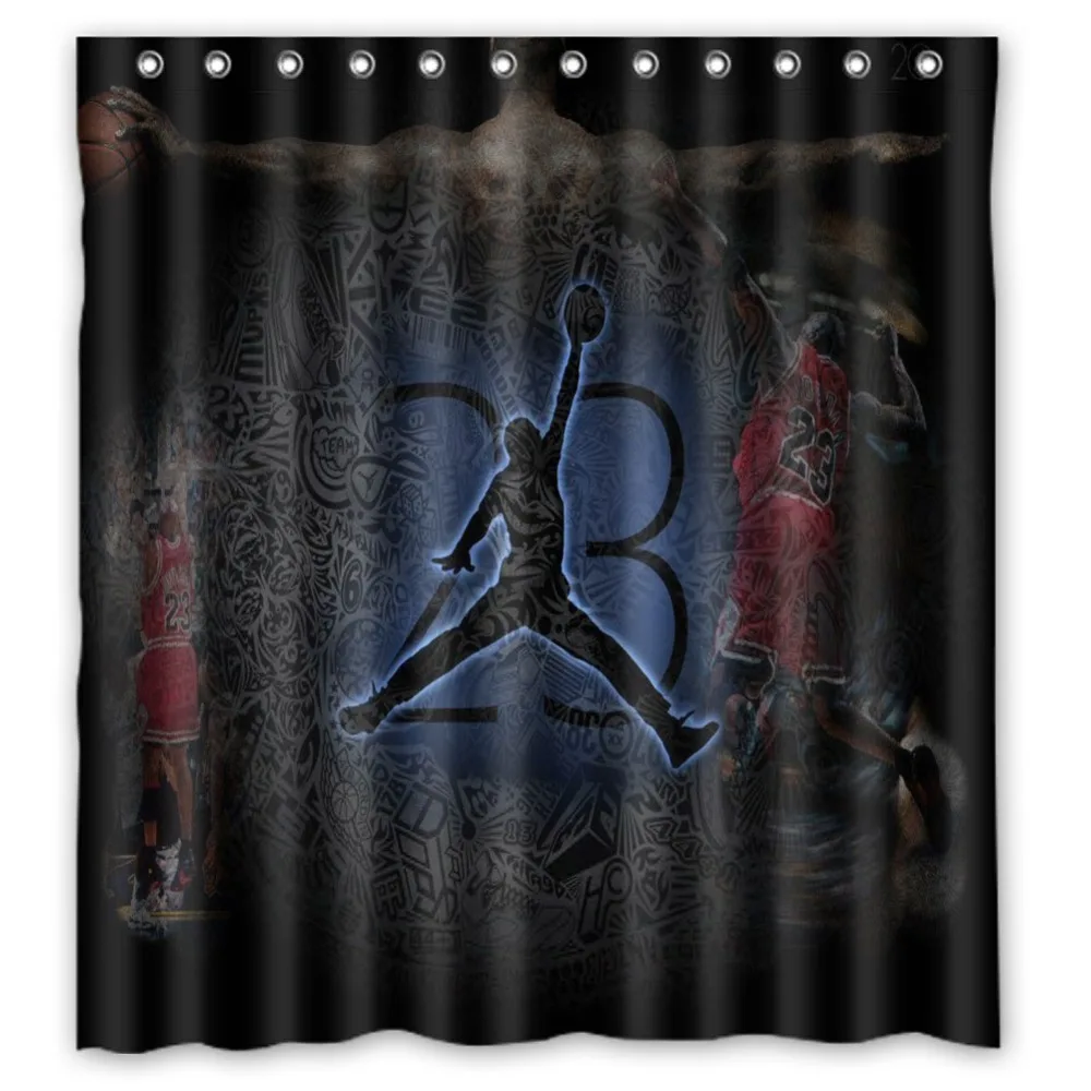 Vixm Home (Michael) (Jordan) Fabric Shower Curtains Mildew Waterproof