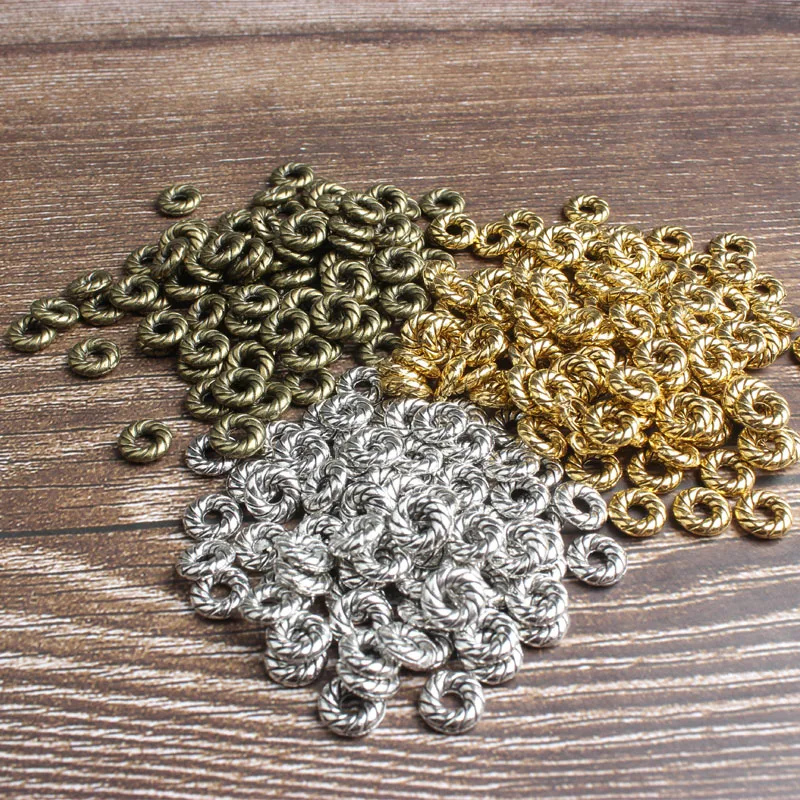 

LingXiang 8mm 54pcs Sesame shaped spacer beads DIY men and women bracelet necklace ankle and Accessories wholesale