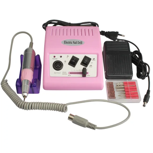 Electric Nail File Drill Bit Manicure Kits Nail Art Pedicure Machine Set Sanding Band Nail Tool   HB88