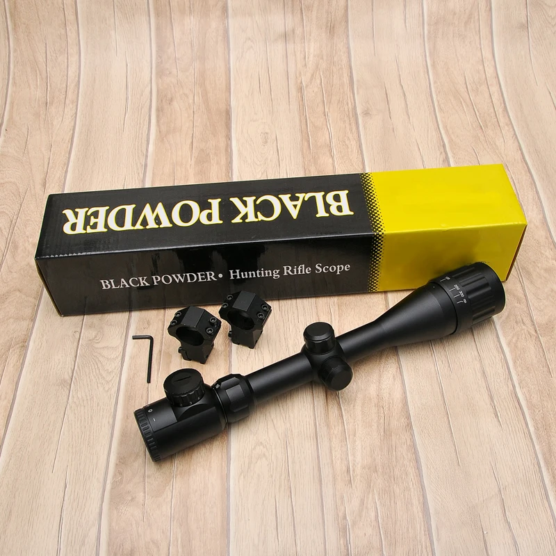 

Hunting 6-16x40 Tactical Hunting Red and Green dot Illuminated Retical Optic Rifle Scope for Airsoft Sniper Gear