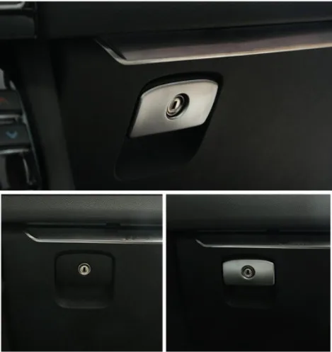Хромированная коробка для хранения перчаток ABS Copilot ручка Крышка Накладка Jaguar XE