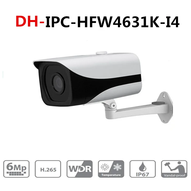 Dahua IPC HFW4631K I4 6MP IP камера со встроенными 4 светодиодами IR120M IP67 DH наружная