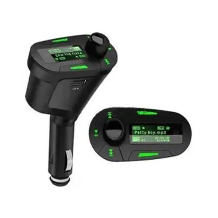 

Car Kit MP3 Player Wireless FM Transmitter Modulator with USB/SD/Card Reader With a support of FM channels Car MP3 wireless