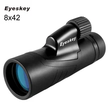 Eyeskey 8x42 монокулярный телескоп Bak4 призма оптика монокуляр водонепроницаемый охотничьи прицелы для кемпинга ручной фокусировки путешествия