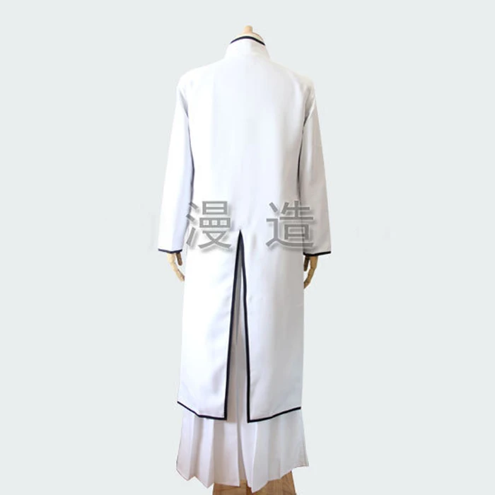 Cosplay&Ware [7]Anime Bleach Ulquiorra Cifer Cosplay Costume Full Set White Kendo Kimono Cloak Pants Belt Halloween Costumes -Cosplay&Ware anime Shop