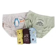 Детское нижнее белье 5 шт./партия, трусики для маленьких девочек хлопковые трусики для детей, шорты для мальчиков, детские трусы в стиле робота
