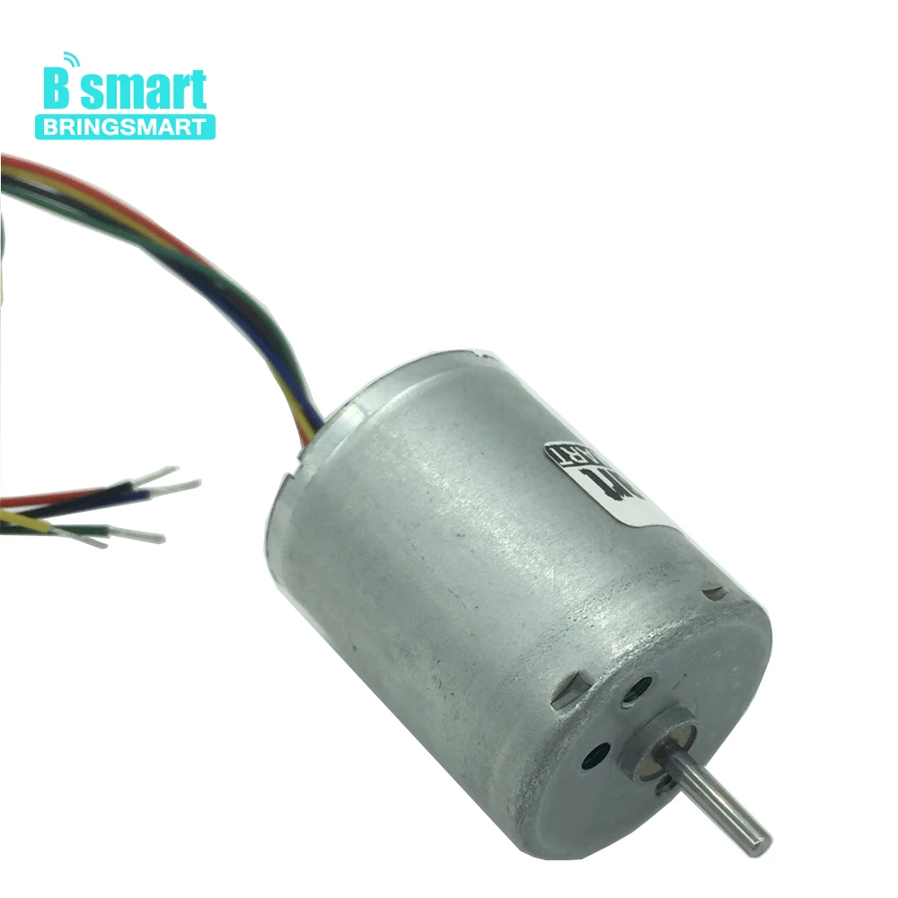 

Bringsmart Brushless DC Motor R2430 12v High Speed 6000rpm DC Micro Electric Machine Without Carbon Brush Long Life Micro Motor