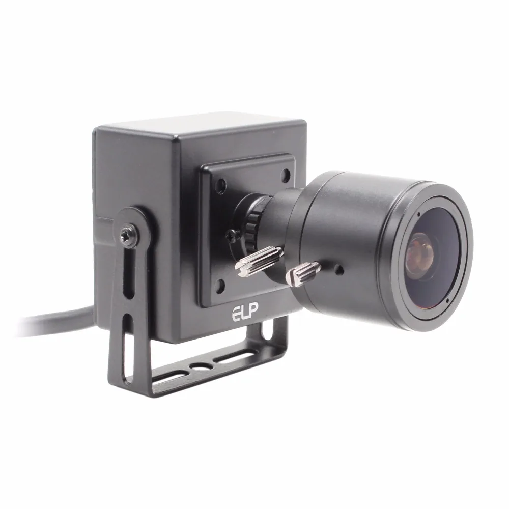 ELP 8MP Высокое разрешение SONY IMX179 Мини HD USB камера с 2,8-12 мм варифокальным ручным зумом Объектив промышленная камера USB