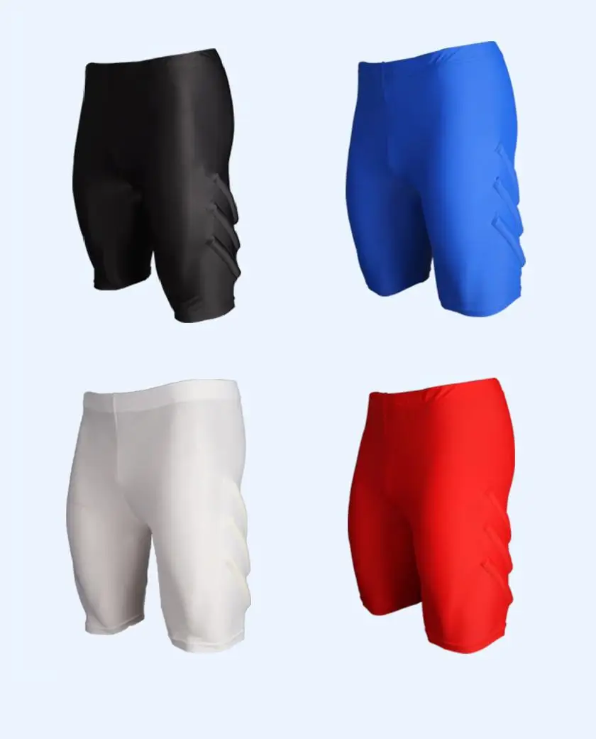 

Soccer Goalkeeper Football Rugby Shorts EVA Sponge Defend Ventilate Protective Gears with Hips Pads for Men's Sport