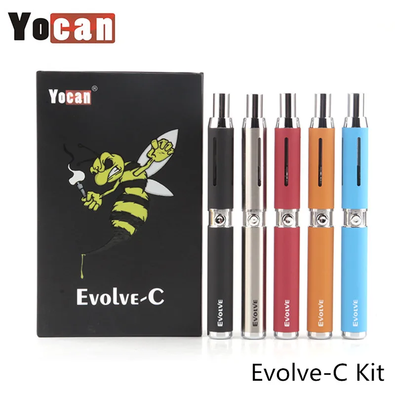 Yocan Evolve-C комплект Evolve C 2 вид форсуночный воск ручка O ручка для воска и масла электронная сигарета комплект vape ручка комплект