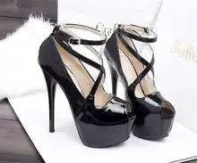 Schuhe frau 2016 Ultra high heels fein silber gold schwarze fischmaul wasserdichte cingulum sexy nachtclub einzelnen frauen schuhe