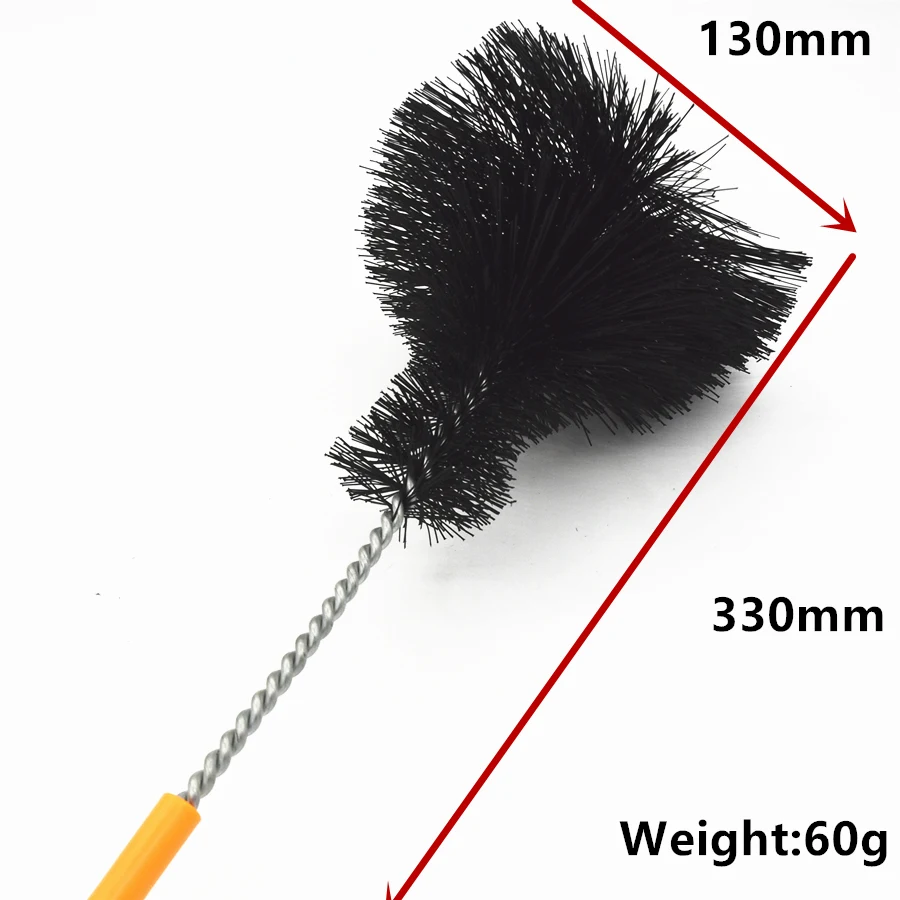 Length:33 CM Shisha Hookah Bottle Base Cleaner Brush Hookah Pipe Cleaners Narguile Chicha Smoking Water Pipe Accessories 3