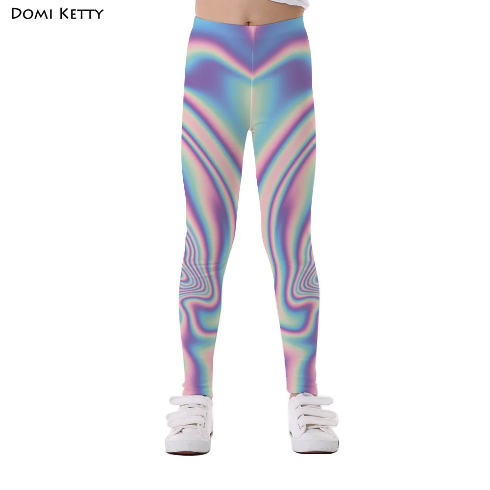 

Domi Ketty girls leggings print colourful light fashion kids fitness high waist leggings new autumn children baby elastic pants