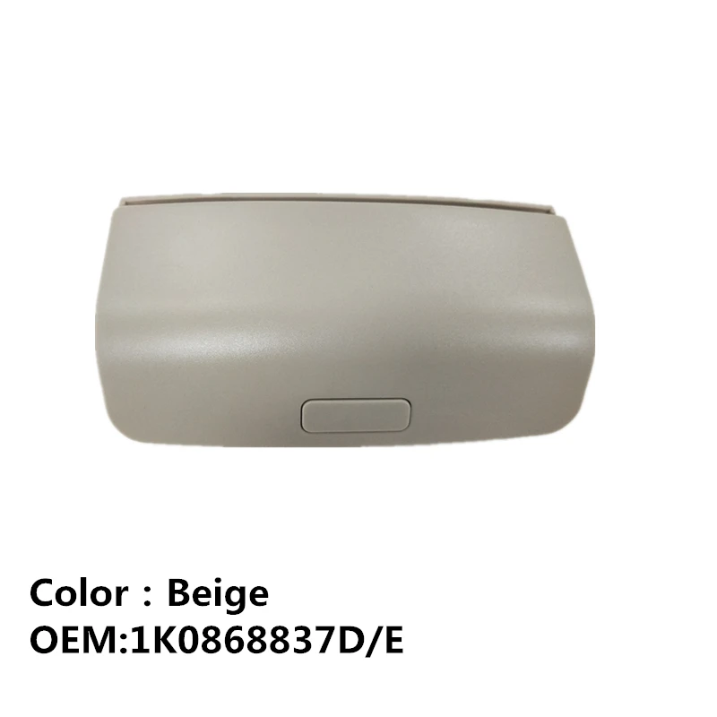 BTAP бежевый серый держатель для солнцезащитных очков для VW Tiguan Golf MK5 MK6 Jetta 5 Passat B7 1KD868837 1K0868837 1K0 868 837 E - Название цвета: Beige