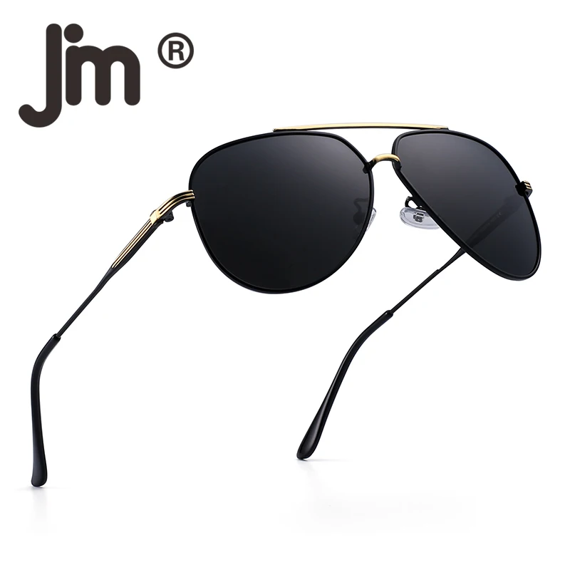 JM Polarized Lens Oval Round Sunglasses Classic Metal Frame Driving Pilot Glasses Men Women Sun | Аксессуары для одежды