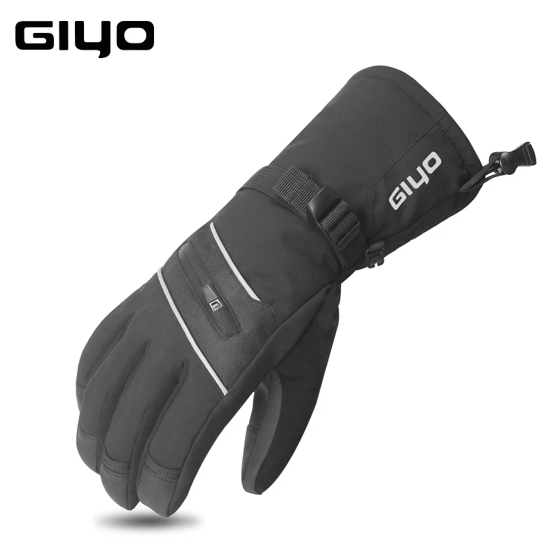 

Waterproof Touch Screen Bicycle Mittens Winter Keep Warm Mountain Road Bike Full Finger Gloves Safety Night Cycling Gloves