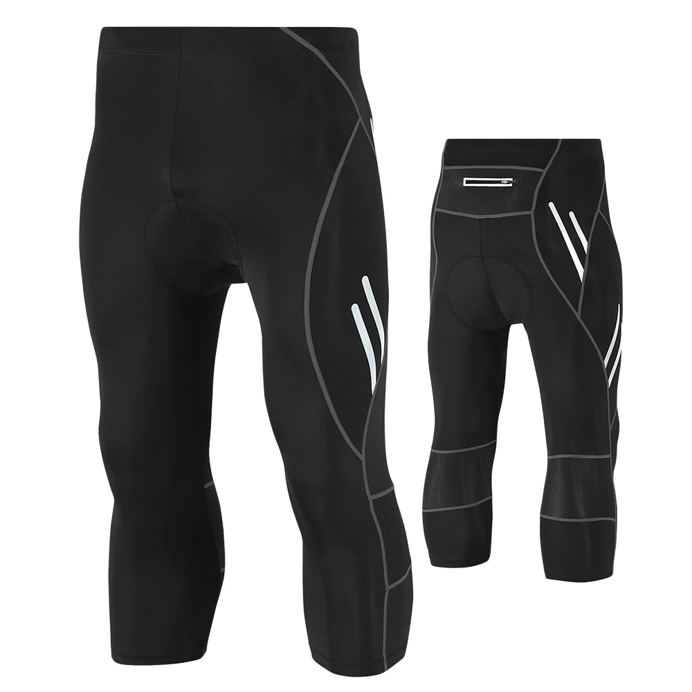 Black Wind Men Cycling Shorts Men Bicycle Comfortable Underwear 4D