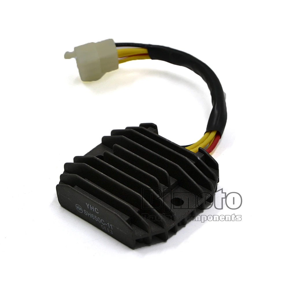 

BJMOTO Motorcycle SH650C-11 regulator rectifier For PHOENIX 200 2005-2012 Suzuki GSXR250 GSXR400 GK71A GK73A Yamaha FZS600 Fazer