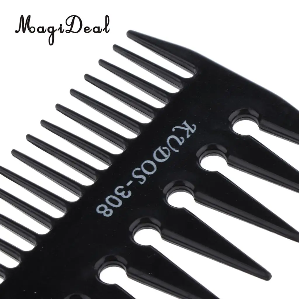 3 Way Large Wide Tooth Comb Salon Afro Hair Pick Brush Comb Hairdressing Hair Styling Comb Braid Tool