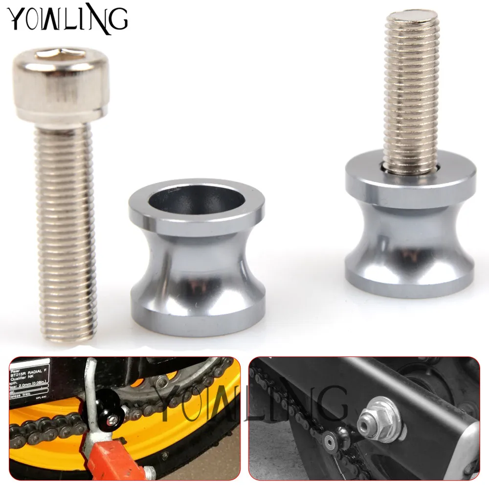 

Motorbike Stands M6 Aluminum Swingarm Spools Slider Stand Screws For Yamaha MT03 MT-03 MT09 MT-09 YZF R1 R6 FZ1 FZ6 FZ6R