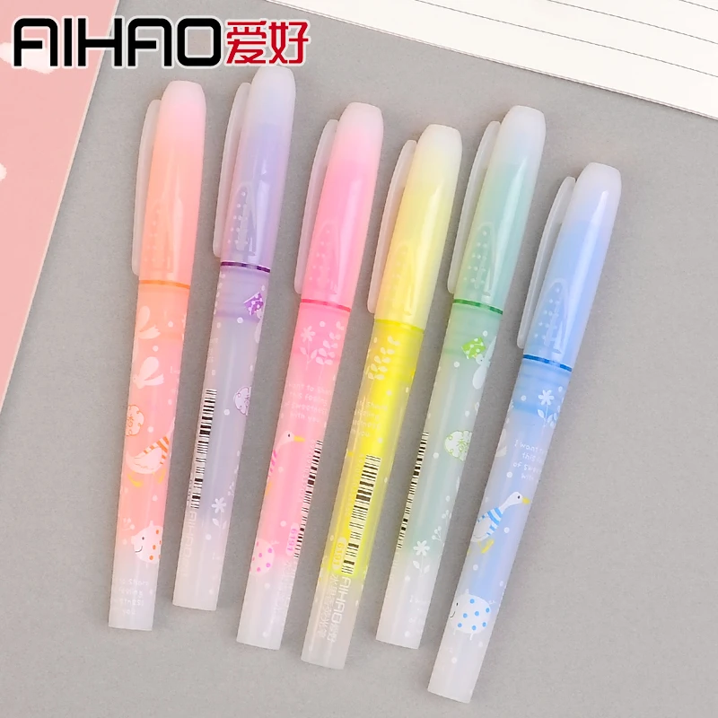 Школьные маркеры AIHAO 6 шт./лот с милым запахом Новое поступление 2019|Маркеры| |