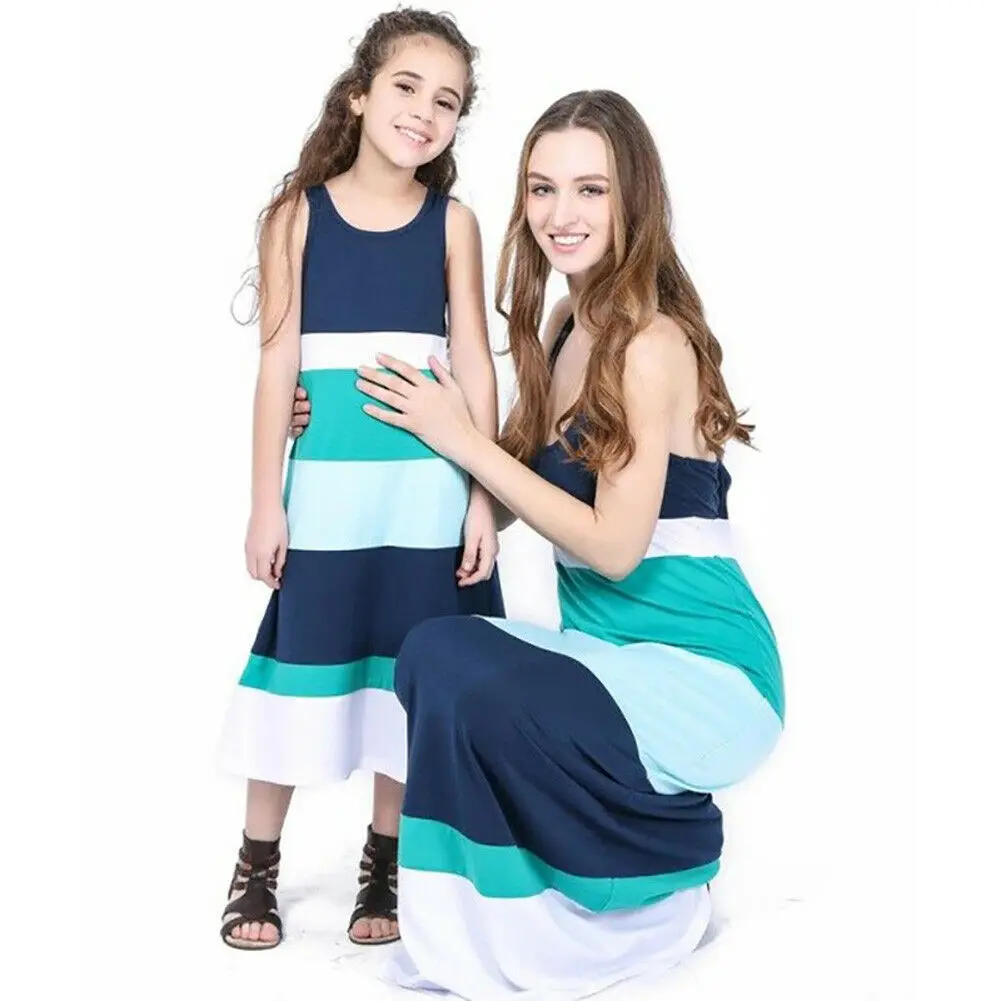 

IMCUTE Family Dress Mother and Daughter Matching Girls Daughter Outfits Clothes Dresses