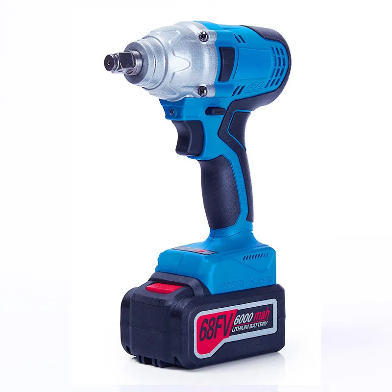 68FV 6000mah cordless electric impact wrench lithium battery spanner
