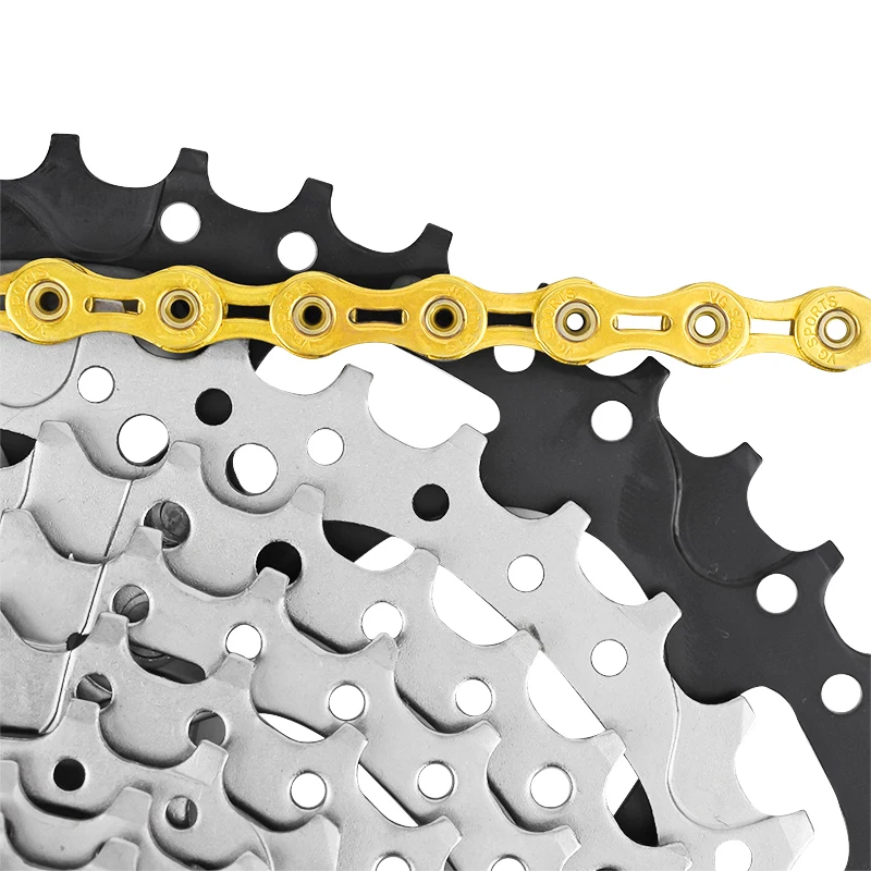 Perfect 2019 Hot New X9EL/ X10 EL/ X10SL / X11EL / X11SL chain 116 links 9/10/11 / speed silver / gold for mtb Road bicycle bike chain 4
