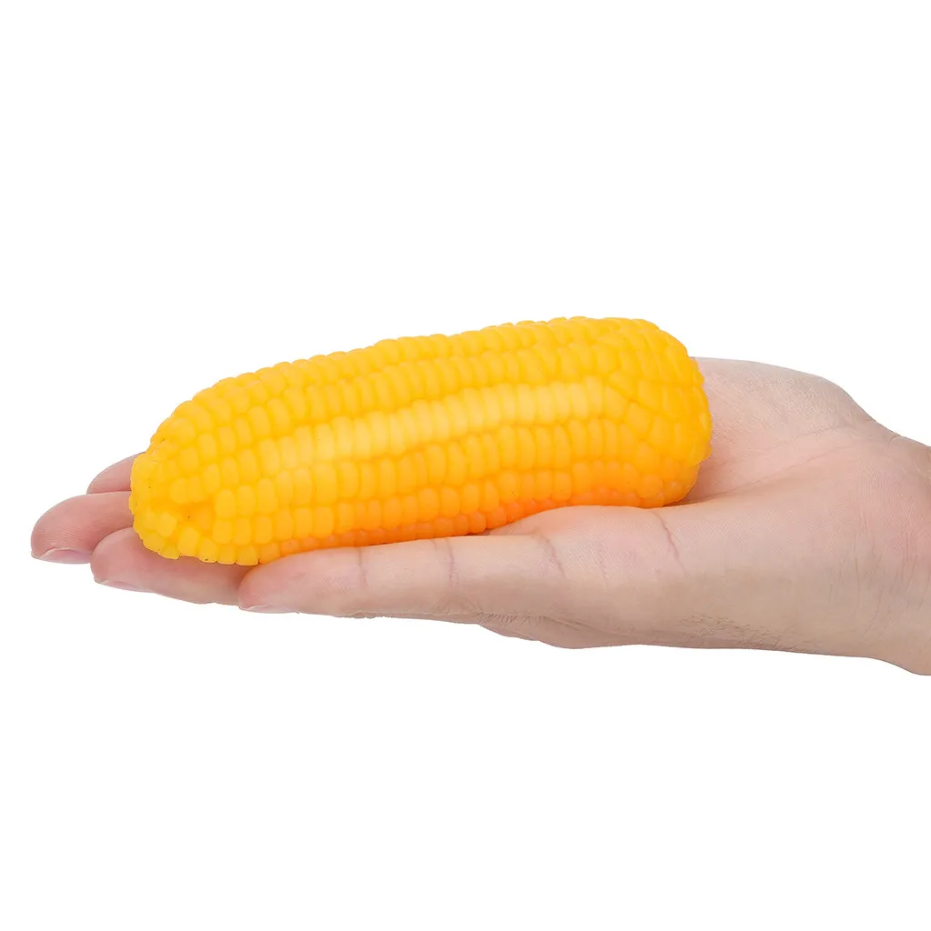 1 шт. кукурузная игрушка-давилка 12 см Jumbo Corn Decoration Toy Mochi Mini Очаровательная медленно поднимающаяся рельефная игрушка Подарки сжимаемая