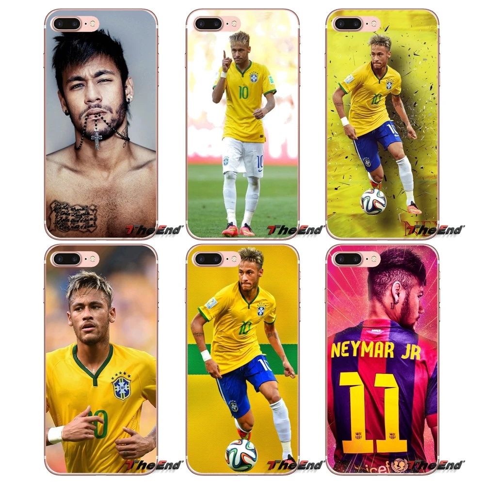 

For Huawei G7 G8 P7 P8 P9 Lite Honor 4C 5X 5C 6X Mate 7 8 9 Y3 Y5 Y6 II 2 Pro 2017 Famous Star Neymar Transparent Soft Skin Case
