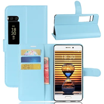 

100pcs/lot Free shipping Lychee Wallet Leather Case Stand Card Holder For Meizu meilan A5 M5C For Meizu pro 7 plus note 5