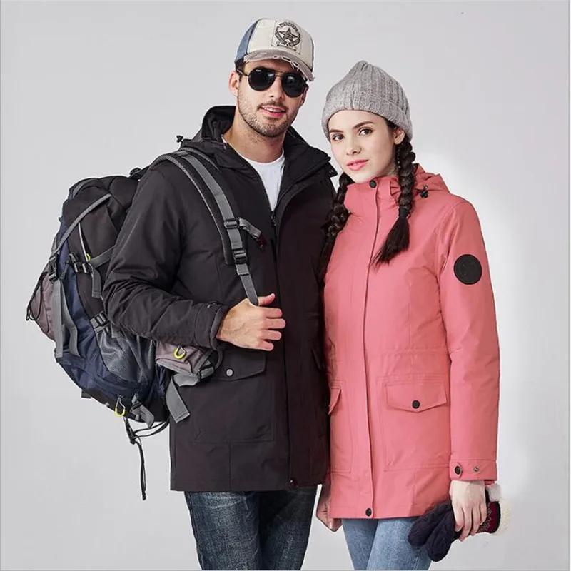 

Free Shipping-Boojee NEW HQ Lover Winter Outdoor Wind/Waterproof Breathable Warm Hiking 3in1 Fleece Jackets 2788