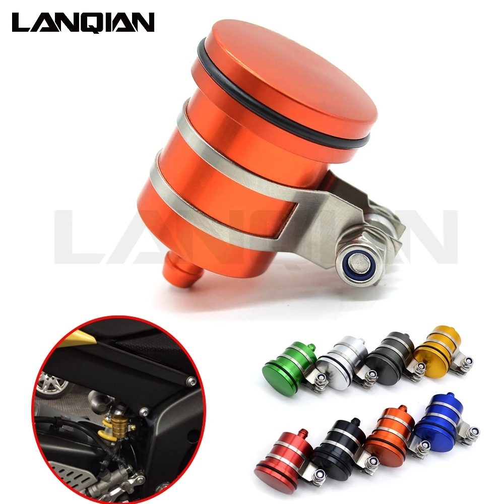 

Universal Cnc Motorcycle Rear Brake Fluid Reservoir Clutch Tank Oil Fluid Cup for KTM 200 Duke/RC200 390 Duke/RC390/DUKE250