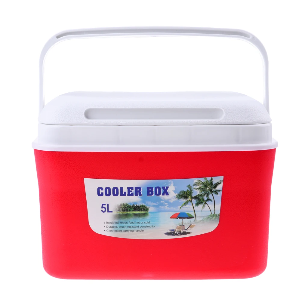 Lightweight 5/13L Drinks Food Cooler Box Ice Bucket with Handle for Camping Travel Fishing BBQ Lightweight 5/13L Drinks Food Cooler Box Ice Bucket with Handle for Camping Travel Fishing BBQ