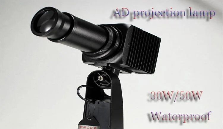 

30W/50W Waterproof LED Hd advertising projecting lamp,stage lamp,LOGO laser lamp, text pattern free design,Freeshipping