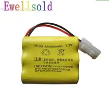 7.2V 400mAh Ni-CD AA battery for RC Truck/ HQ510 513 523 RC car/ RC boat /RC tank free shipping