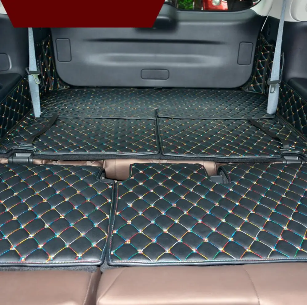 Волоконно кожаный коврик для багажника автомобиля infiniti qx60 2012 2013 2014 2015 2016 2017 jx35