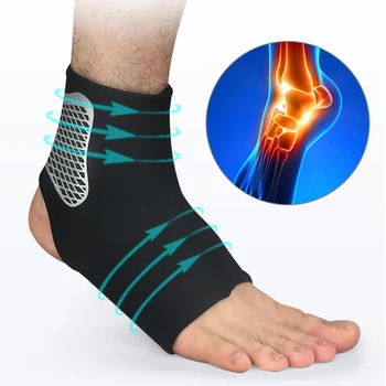 

Ankle Heels SupportSports Elastic Brace Guard bisiklet Badminton Ankle Support Pad Gym Nakefit Tobillera For Football Cycling