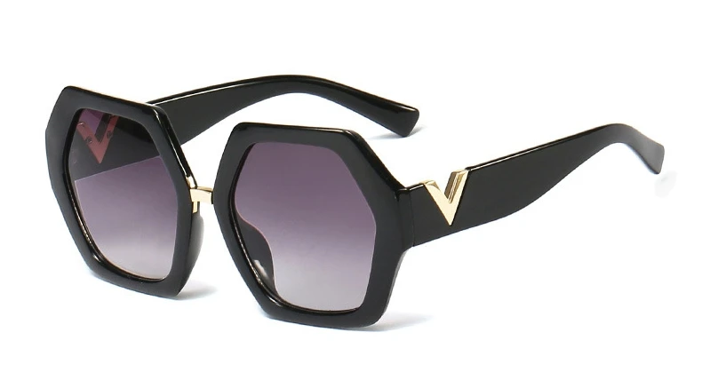 Большие рамки ретро солнцезащитные очки пилота для мужчин и женщин Модные Оттенки UV400 Винтажные Очки 45808