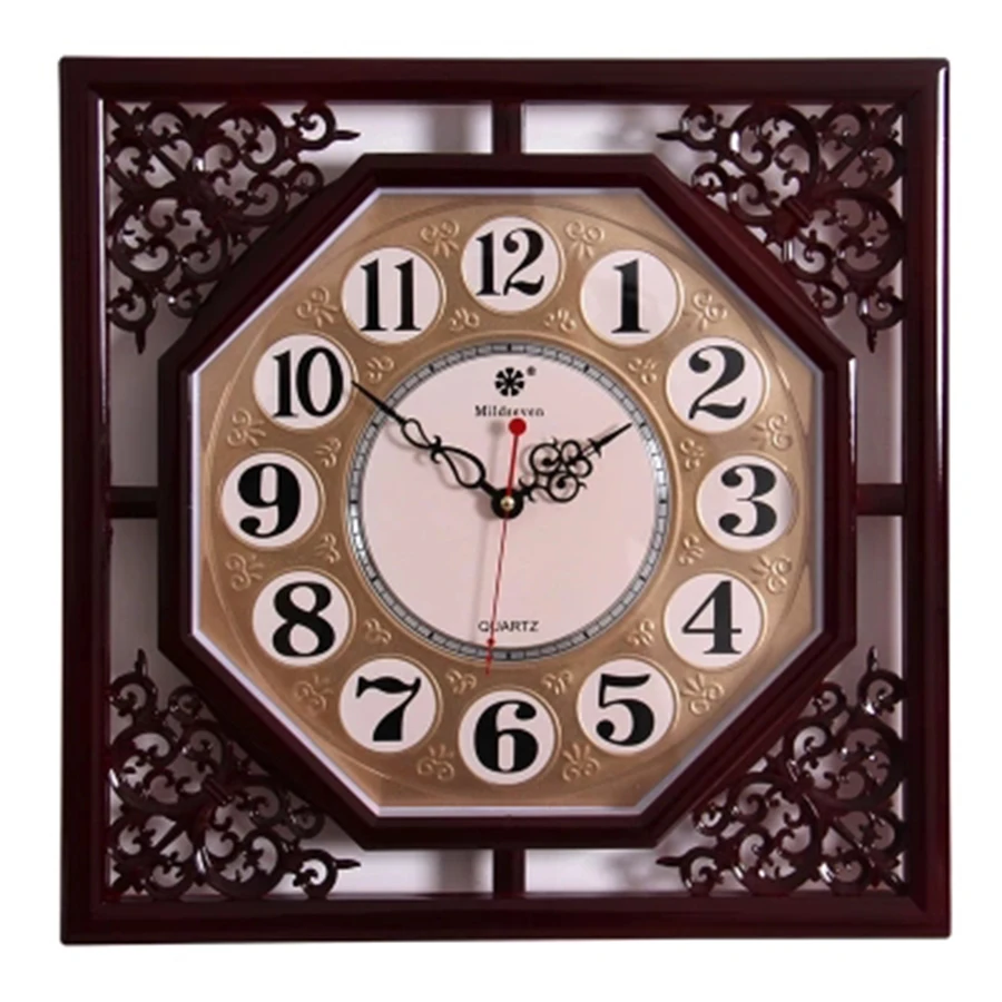 Дизайнерские винтажные большой деревянный настенные часы 3d креативные натуральные квадратные современные кухонные часы Klok Relogio Parede догадка женские 50ZB008