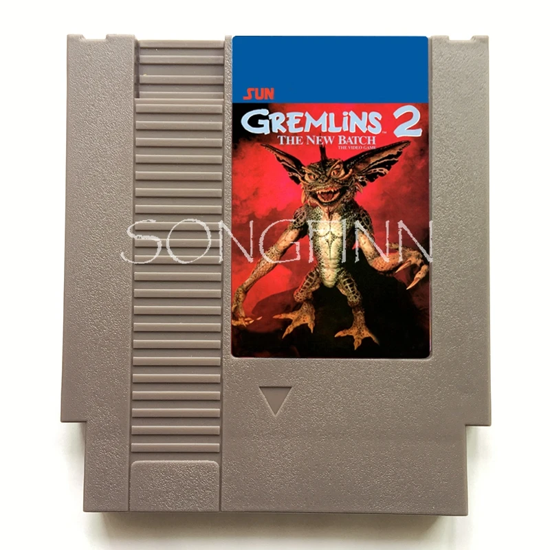 

Gremlins 2 The New Batch Game Cartridge Card for 72 Pin 8 Bit Video Game Console retro Classic Card