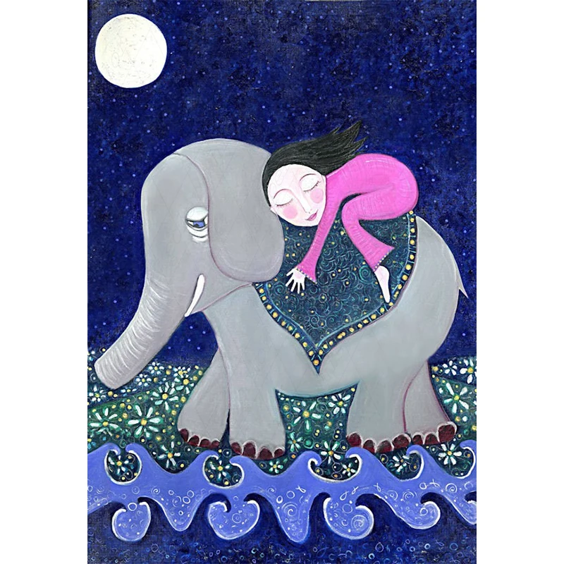 спокойной ночи слоник. спокойной ночи слоненок. спокойной ночи слоны. сладких снов слоник. слоник на луне спокойной ночи.