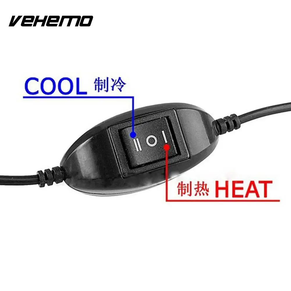 Vehemo мини USB кулер Теплее Холодильник Настольный охлаждающий рефрижератор банка с напитком белый