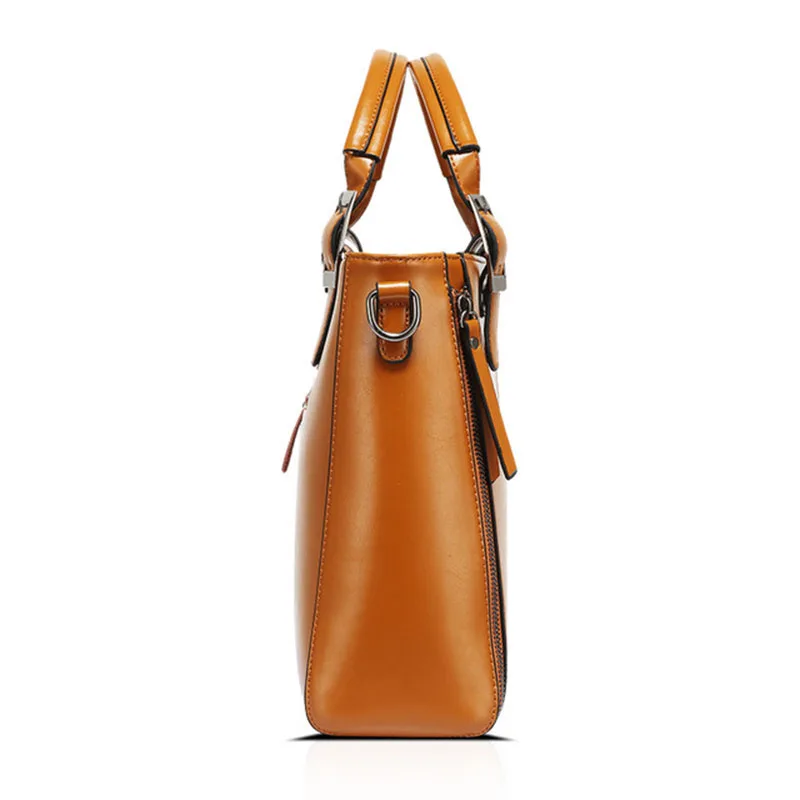 ValenKuci, большая кожаная сумка с масляным воском, модный бренд, женские сумки, Desginer, комбинированные кожаные сумки, тоут, сумки на плечо для женщин
