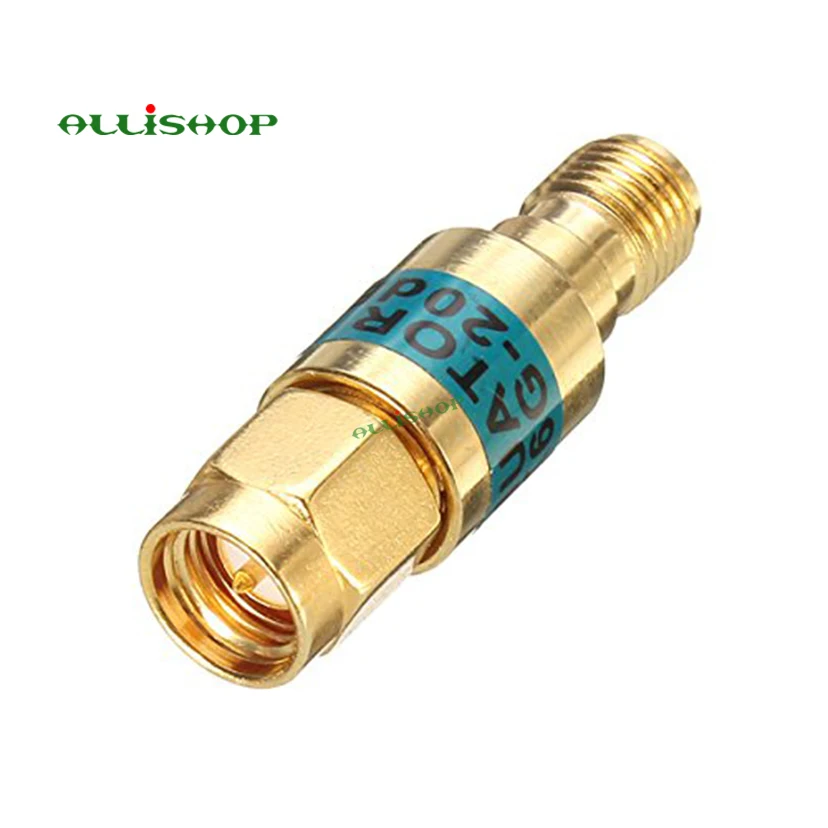DC to 6.0GHz 50ohm 2db 2W SMA male to SMA female Coaxial RF Attenuator