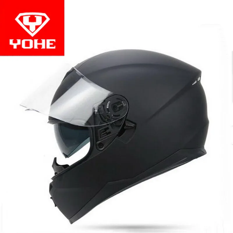 Новинка 2017 года Yohe двойные линзы полный Уход за кожей лица мотоциклетный шлем yh967 крест Количество мотоциклетные шлемы из abs ПК объектив