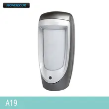 HOMSECUR 433 МГц аксессуары для домашней сигнализации(Вспышка Сирена/датчик дыма/ip-камера/стеклянный датчик, A19 и т. д.) для наших систем домашней сигнализации