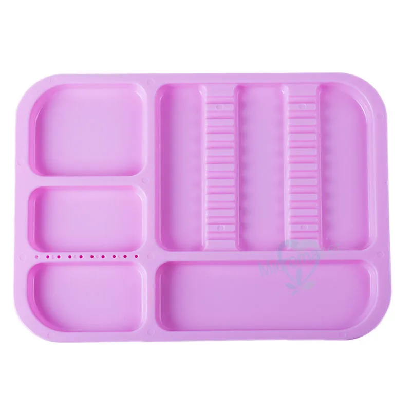 Dental de 135 Bandeja Autoclavável Graus Autoclavable Dividir Segregado Colocado Bandejas 1 Pçs