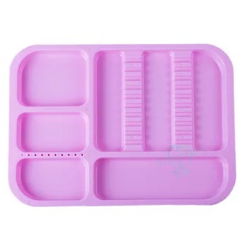 

1pcs 135 Degree Autoclavable Tray Dental Autoclavable Split Segregated Placed Trays