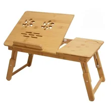 Z#7682 radiating size simple lazy folding table de long bamboo special offer notebook comter Desk on bed FREE SHIPPING